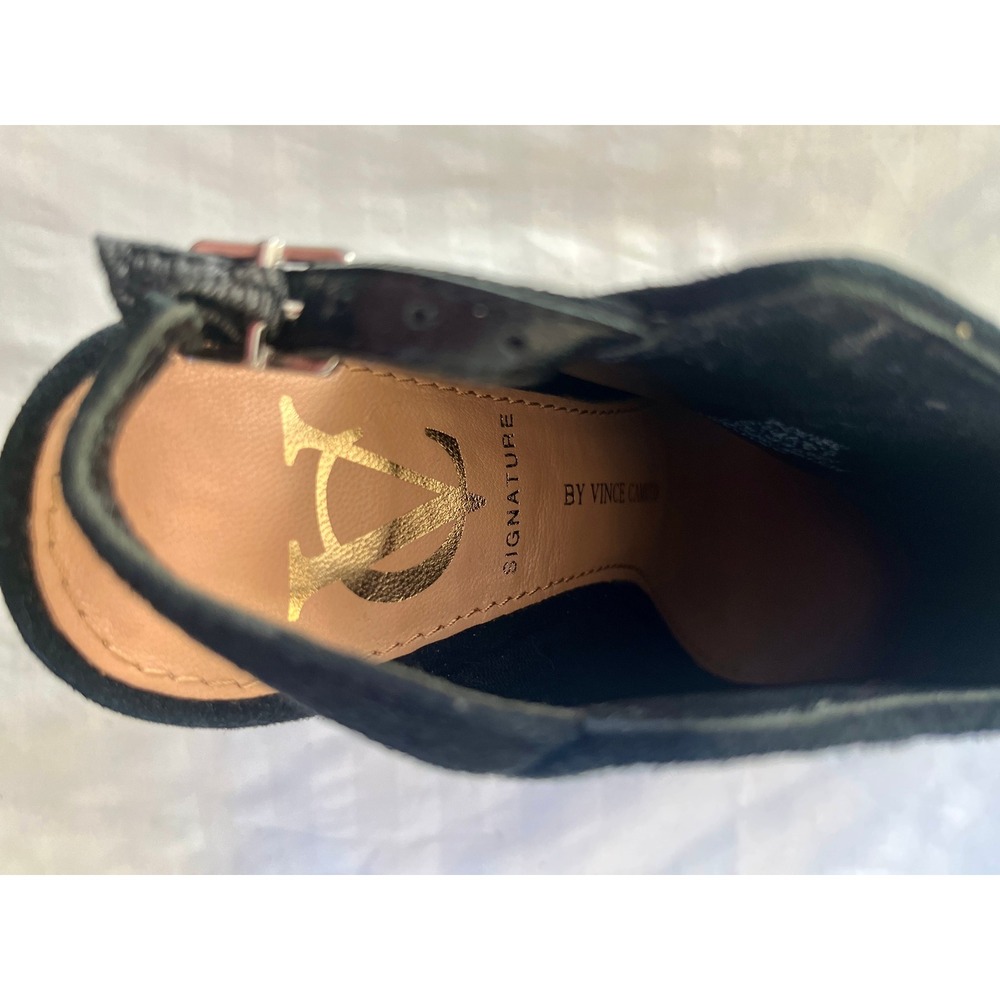 VC Signature Vince Camuto Zebra Calf Hair Slingback Shooties Heels Pumps 6.5 - Picture 7 of 12